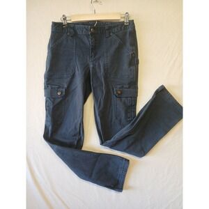 Duluth flex fire hose slim leg womens Size 6 x 33 work pants cargo Carpenter